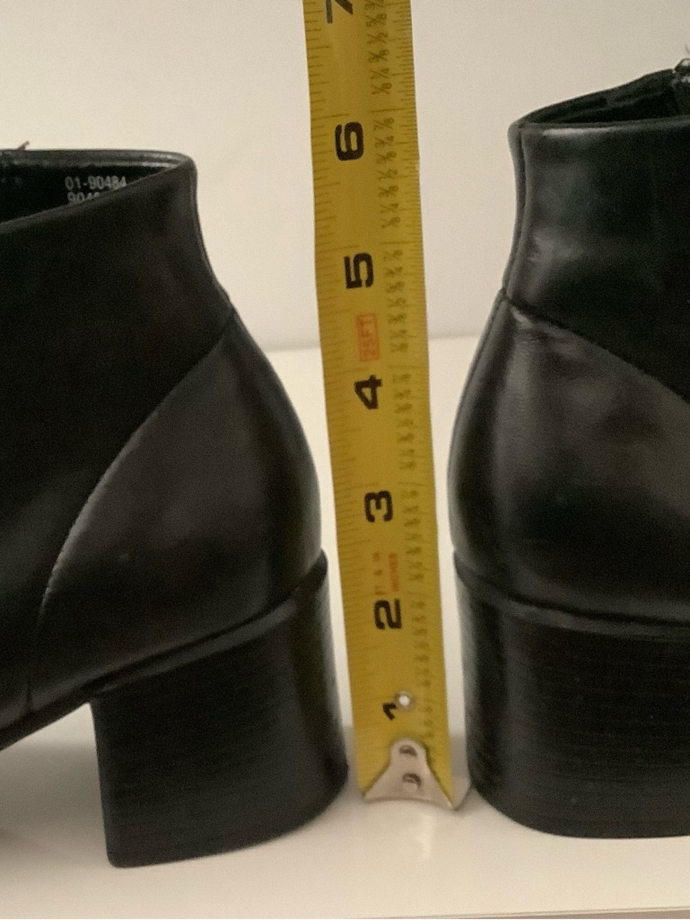 White mountain. Classic Black Leather Women's Ankle Boot - Picture 9 of 9